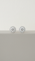 Feine Diamant-Ohrstecker mit Krappenfassung
